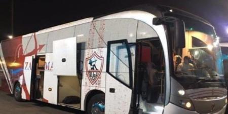 حافلة الزمالك تصل استاد القاهرة لمواجهة سيراميكا في ليلة الحسم