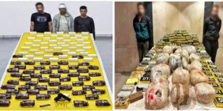 ضبط طن مخدرات ومصرع عنصرين شديدى الخطورة عقب تبادل إطلاق النيران مع قوات الشرطة بالغربية