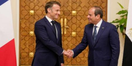الرئيس السيسي وماكرون يؤكدان تعزيز الشراكة الاستراتيجية والتنسيق حول قضايا المنطقة