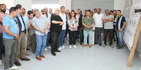 وزيرة التنمية المحلية ومحافظ البحر الأحمر يتفقدان الموقف التنفيذي لإنشاء مجمع خدمات سوق الجملة الجديد بالغردقة