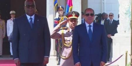 الرئيس السيسي ورئيس الكونغو الديموقراطية يشهدان التوقيع علي عدد من مذكرات التفاهم والاتفاقيات