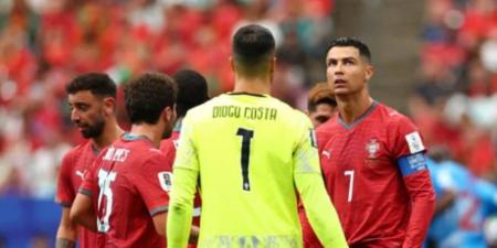 انتهاء الشوط الأول بين البرتغال والكونغو بالتعادل 1 - 1.. صور