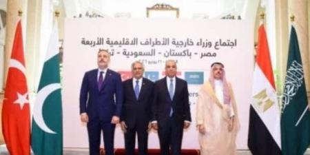 القاهرة تستضيف اجتماع وزراء خارجية الأطراف الإقليمية الأربعة