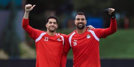تدريب قوى لحراس مرمى منتخب مصر استعدادا لمواجهة إيران فى كأس العالم