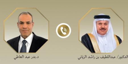 وزير الخارجية يبحث هاتفياً مع نظيره البحريني التطورات الإقليمية
