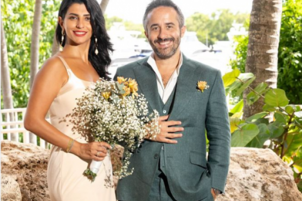 زواج المذيعة لارا نبهان من صحفي أمريكي