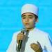 الطفل محمد القلاجي يصدح بأنشودة دينية أمام الرئيس السيسي بحفل أئمة الأوقاف