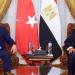 وزير الخارجية يلتقى نظيره التركي على هامش اجتماع الأطراف الاقليمية الأربعة بالقاهرة