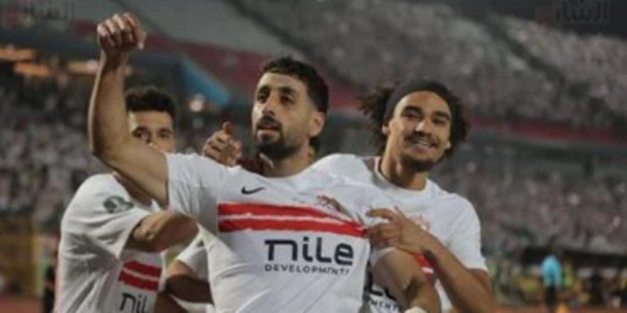 الزمالك يتقدم على اتحاد العاصمة بهدف الدباغ فى الشوط الأول