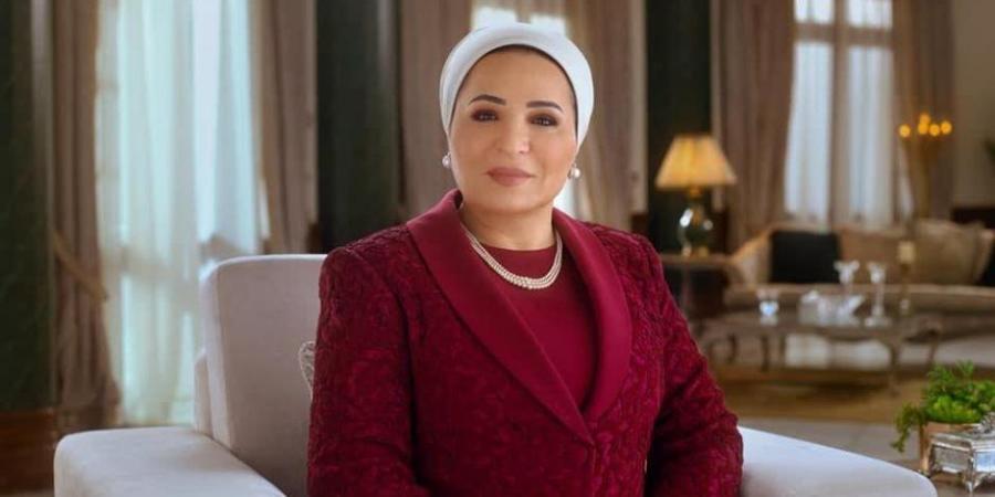 السيدة انتصار السيسي تشهد فعالية فرحة مصر لتجهيز العرائس