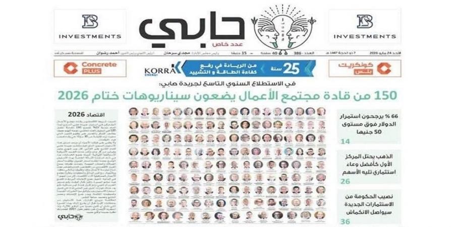 150 من قادة مجتمع الأعمال يضعون سيناريوهات ختام 2026.. النتائج الكاملة