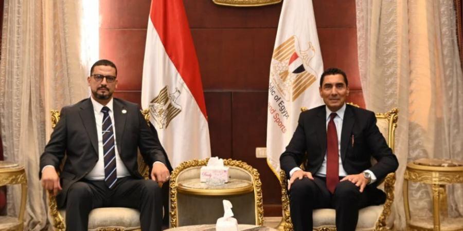 وزير الشباب والرياضة يلتقي نظيره الليبي لبحث سبل تكثيف التعاون المشترك