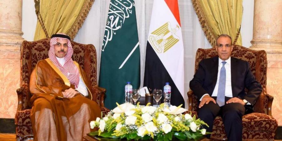 وزير الخارجية يبحث مع نظيره السعودي سبل تعزيز العلاقات الثنائية والتطورات الإقليمية